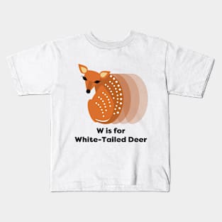 White-Tailed Deer Kids T-Shirt